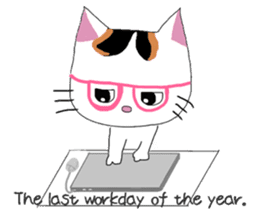 Kuro's daily life 10 English version sticker #8364962