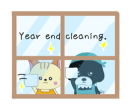 Kuro's daily life 10 English version sticker #8364964