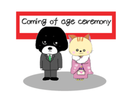 Kuro's daily life 10 English version sticker #8364968