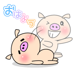 3 pigs 4 sticker #8364983