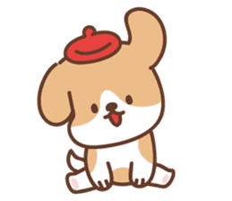 Lovely Beagle&poodle sticker #8365061
