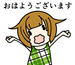 One day of the girl sticker #8365104