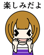 One day of the girl sticker #8365122