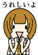 One day of the girl sticker #8365125