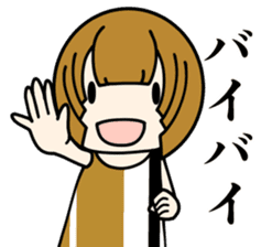 One day of the girl sticker #8365128