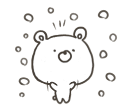 GOOD bear in winter sticker #8365440
