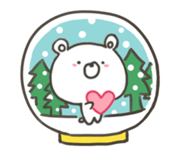 GOOD bear in winter sticker #8365450