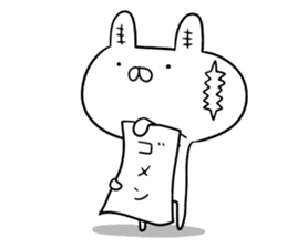 STRAIGHT RABBIT AND CAT REACTION sticker #8365982
