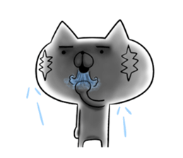 STRAIGHT RABBIT AND CAT REACTION sticker #8365984