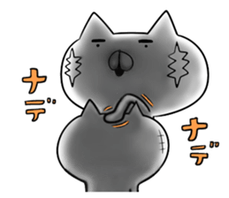 STRAIGHT RABBIT AND CAT REACTION sticker #8365986