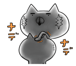 STRAIGHT RABBIT AND CAT REACTION sticker #8365986