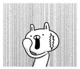 STRAIGHT RABBIT AND CAT REACTION sticker #8365992