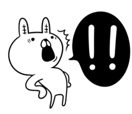 STRAIGHT RABBIT AND CAT REACTION sticker #8366000