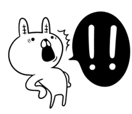 STRAIGHT RABBIT AND CAT REACTION sticker #8366000