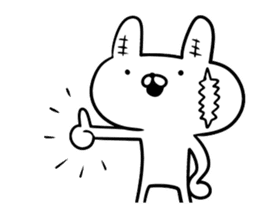 STRAIGHT RABBIT AND CAT REACTION sticker #8366002
