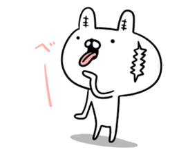 STRAIGHT RABBIT AND CAT REACTION sticker #8366003