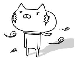 STRAIGHT RABBIT AND CAT REACTION sticker #8366008