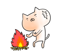 STRAIGHT RABBIT AND CAT REACTION sticker #8366010