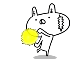 STRAIGHT RABBIT AND CAT REACTION sticker #8366011