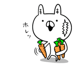 STRAIGHT RABBIT AND CAT REACTION sticker #8366012