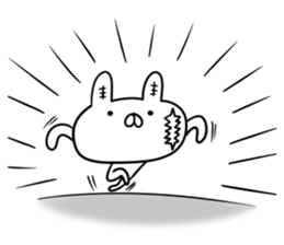 STRAIGHT RABBIT AND CAT REACTION sticker #8366016