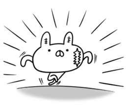 STRAIGHT RABBIT AND CAT REACTION sticker #8366016