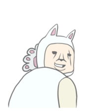 Kawaii lucky cat sticker #8366190