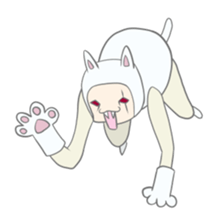 Kawaii lucky cat sticker #8366192