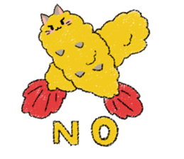 ebihurai cat sticker #8366345