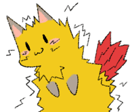 ebihurai cat sticker #8366377