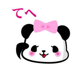 President daughter Panda sticker #8366602