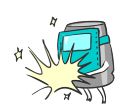 Mr E Capacitor and the little ones sticker #8367173