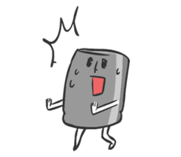 Mr E Capacitor and the little ones sticker #8367174