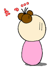 kawaii momo chan sticker #8367430