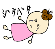 kawaii momo chan sticker #8367459