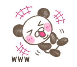 warm and comfortable panda sticker #8367909