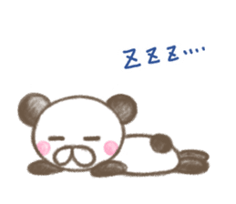 warm and comfortable panda sticker #8367917