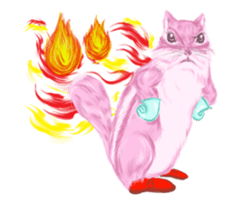 Pink Squirrel Qbe sticker #8368106