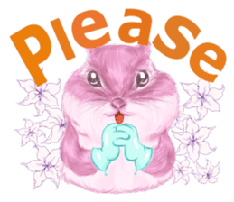 Pink Squirrel Qbe sticker #8368119