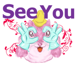 Pink Squirrel  Qbe sticker #8368120