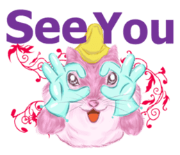 Pink Squirrel Qbe sticker #8368120