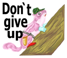 Pink Squirrel Qbe sticker #8368132