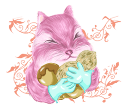 Pink Squirrel  Qbe sticker #8368136