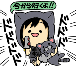 British Shorthair koume and Luna sticker #8368341