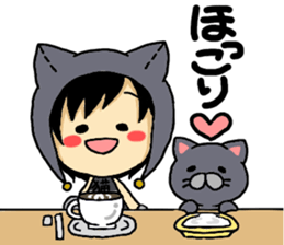 British Shorthair koume and Luna sticker #8368357