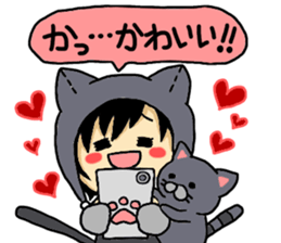 British Shorthair koume and Luna sticker #8368361