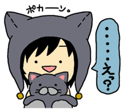 British Shorthair koume and Luna sticker #8368363