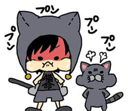 British Shorthair koume and Luna sticker #8368364