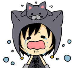 British Shorthair koume and Luna sticker #8368372