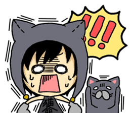 British Shorthair koume and Luna sticker #8368374